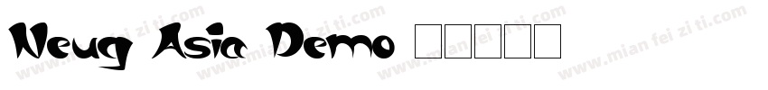 Neug Asia Demo字体转换